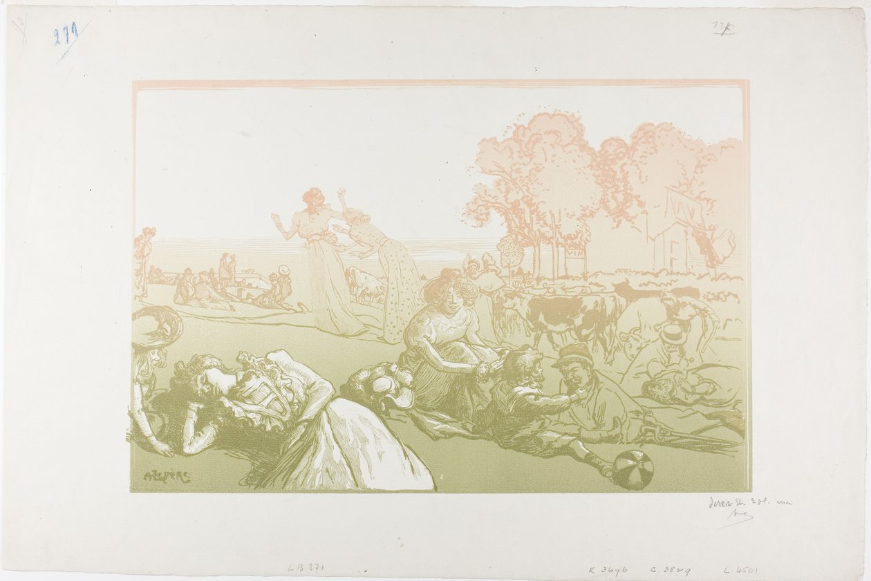 Moderne Bukolik von Louis Auguste Lepère