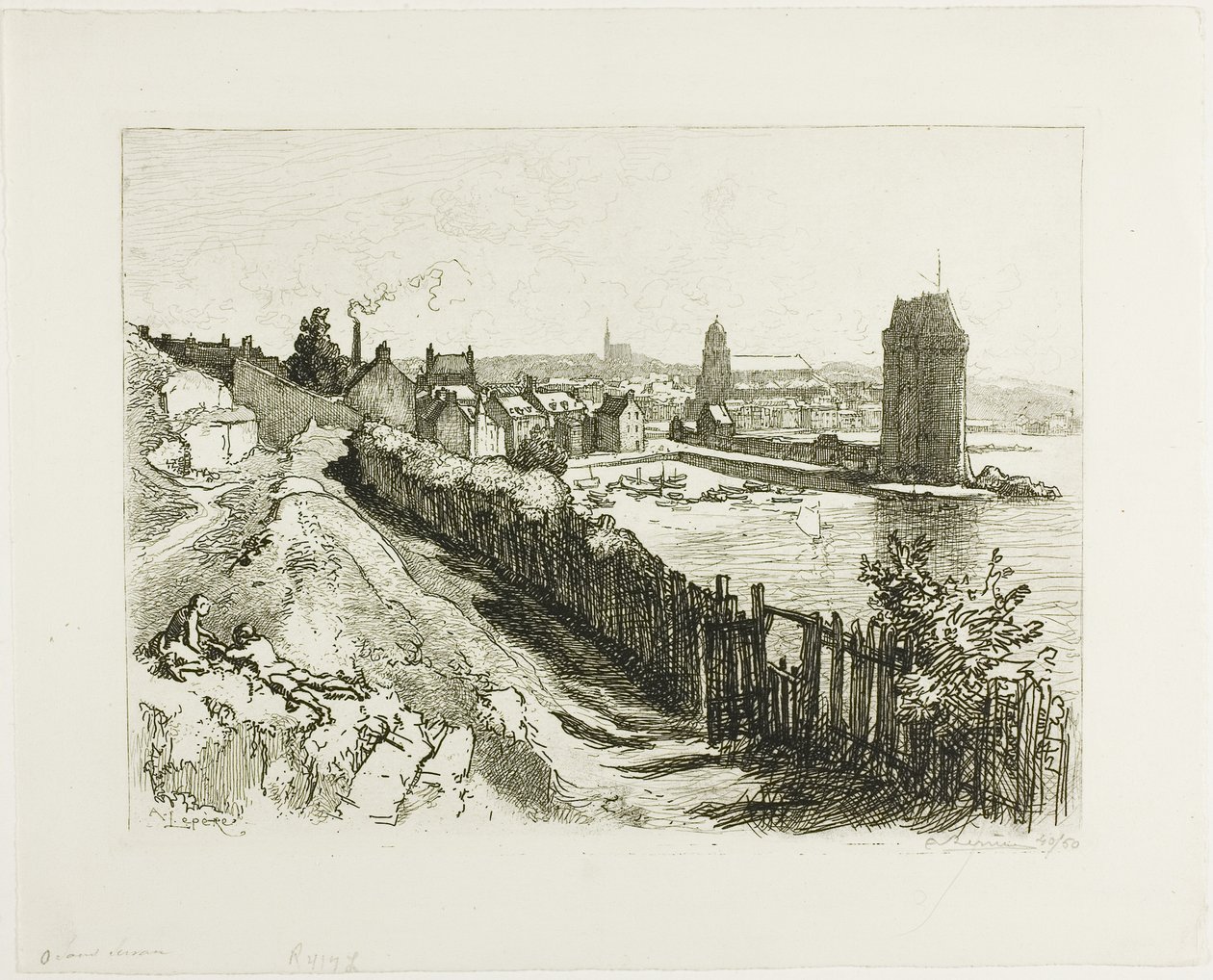 Saint-Servan von Louis Auguste Lepère