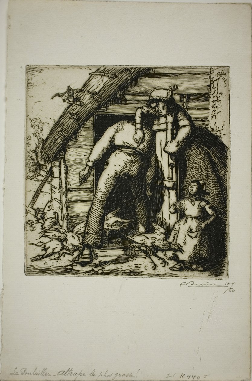 Der Geflügelhändler von Louis Auguste Lepère