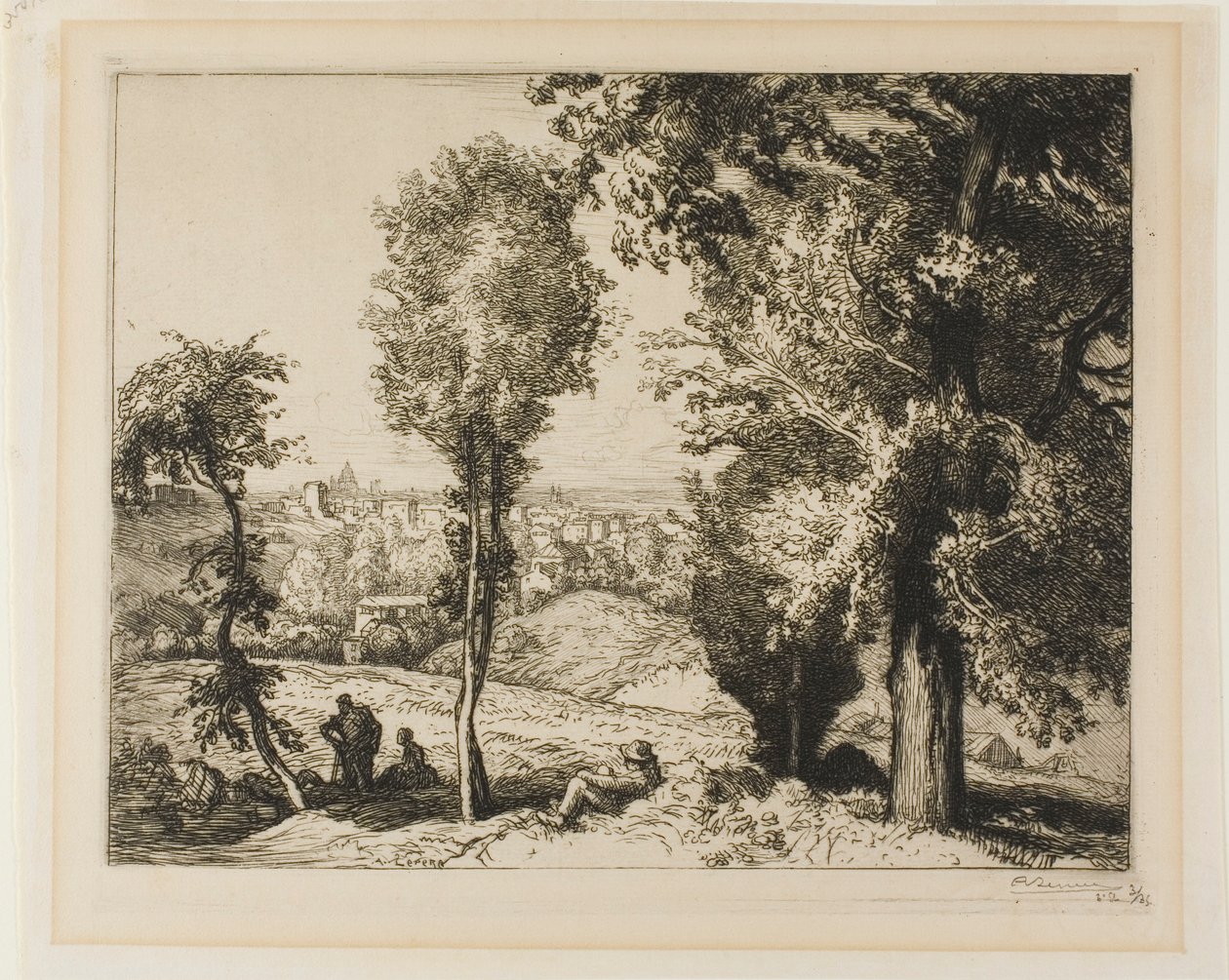 Nach Gentilly von Louis Auguste Lepère