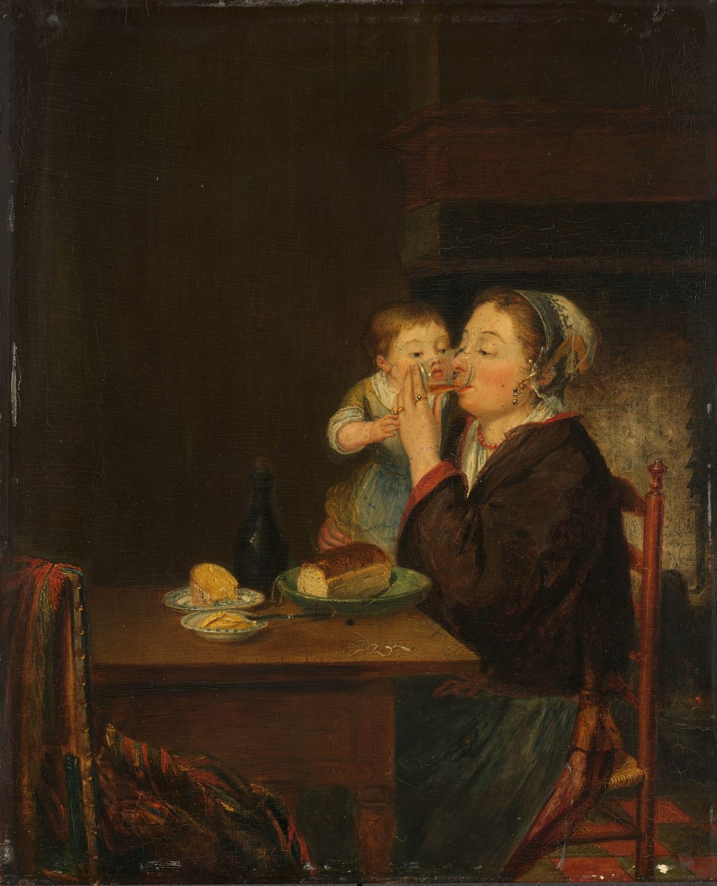 Eine Mutter und ihr Kind von Louis Bernard Coclers