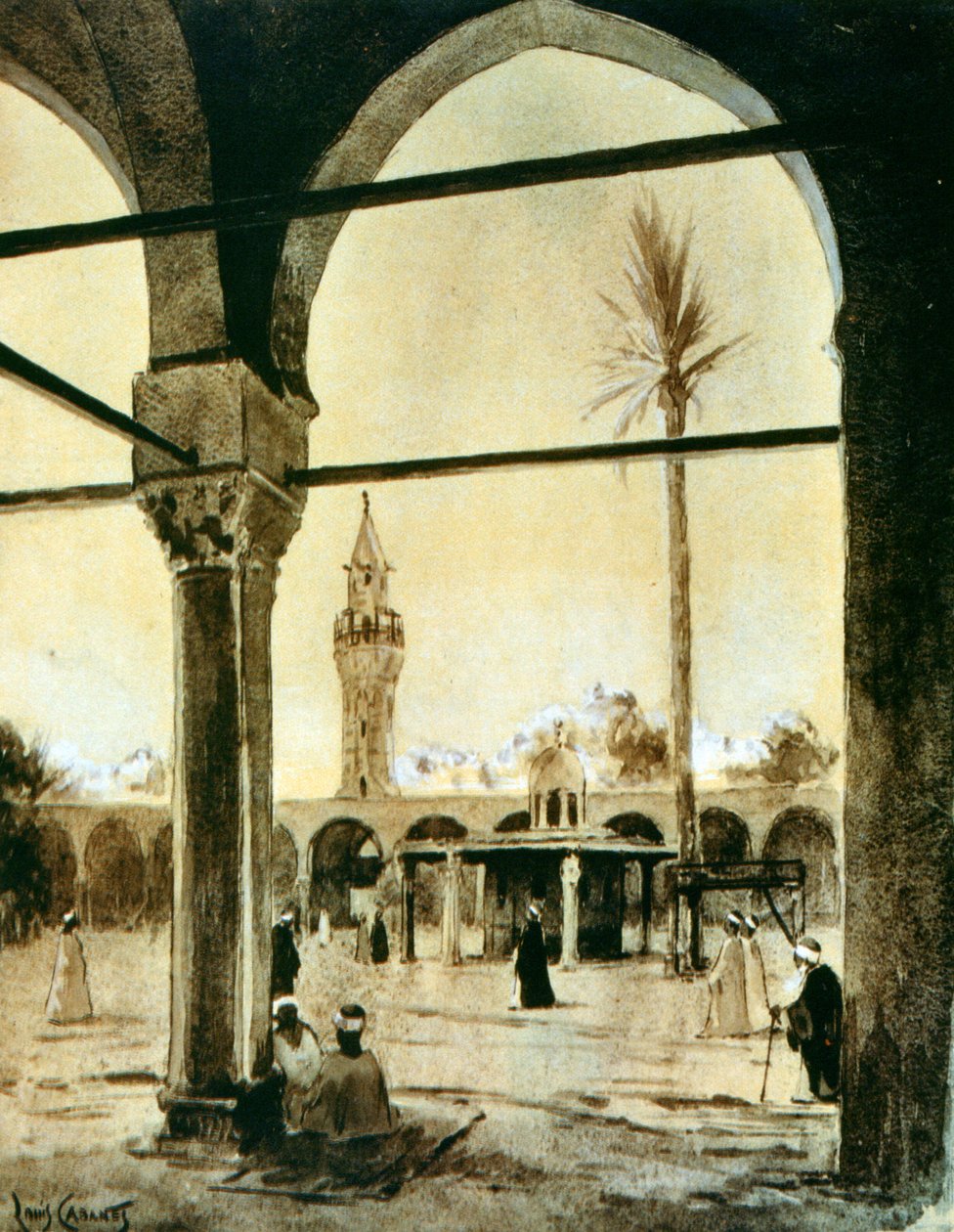 Moschee, Kairo, Ägypten, 1928 von Louis Cabanes