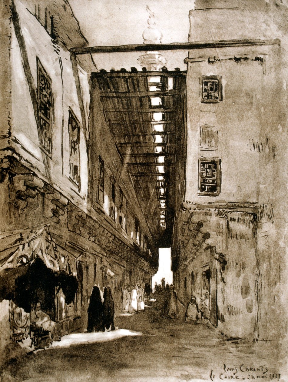 Souks, Kairo von Louis Cabanes