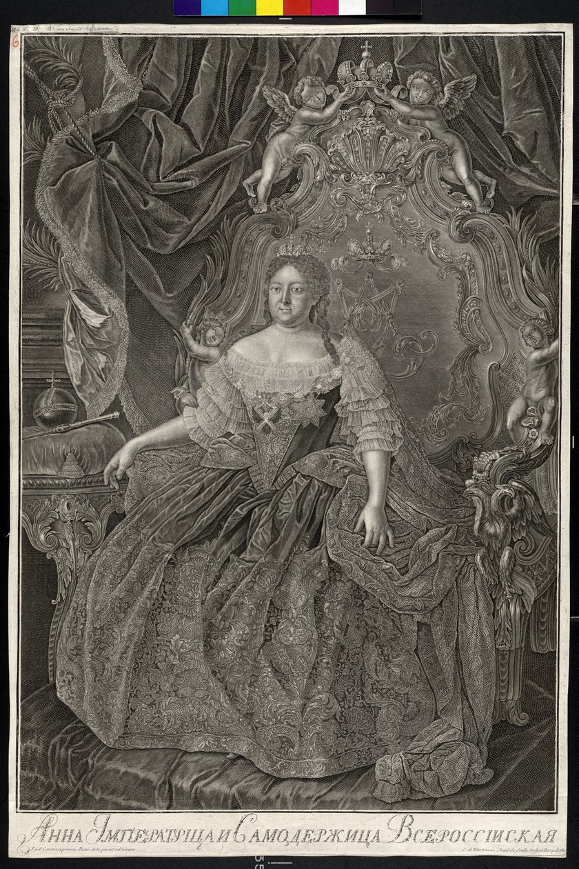 Kaiserin von Russland Anna Ioannowna von Louis Caravaque