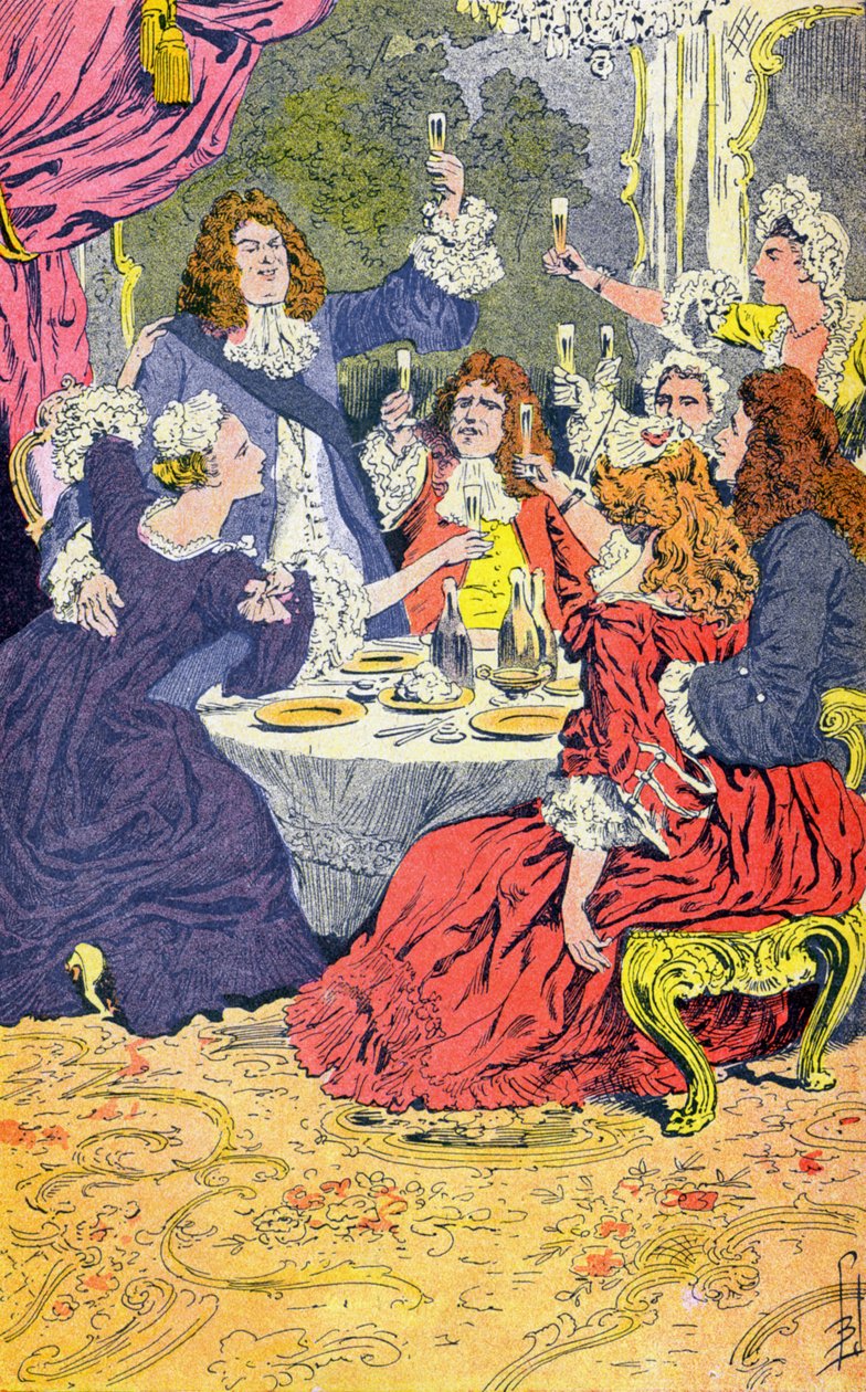 Ein Regentendinner, Herzog von Orléans von Louis Charles Bombled