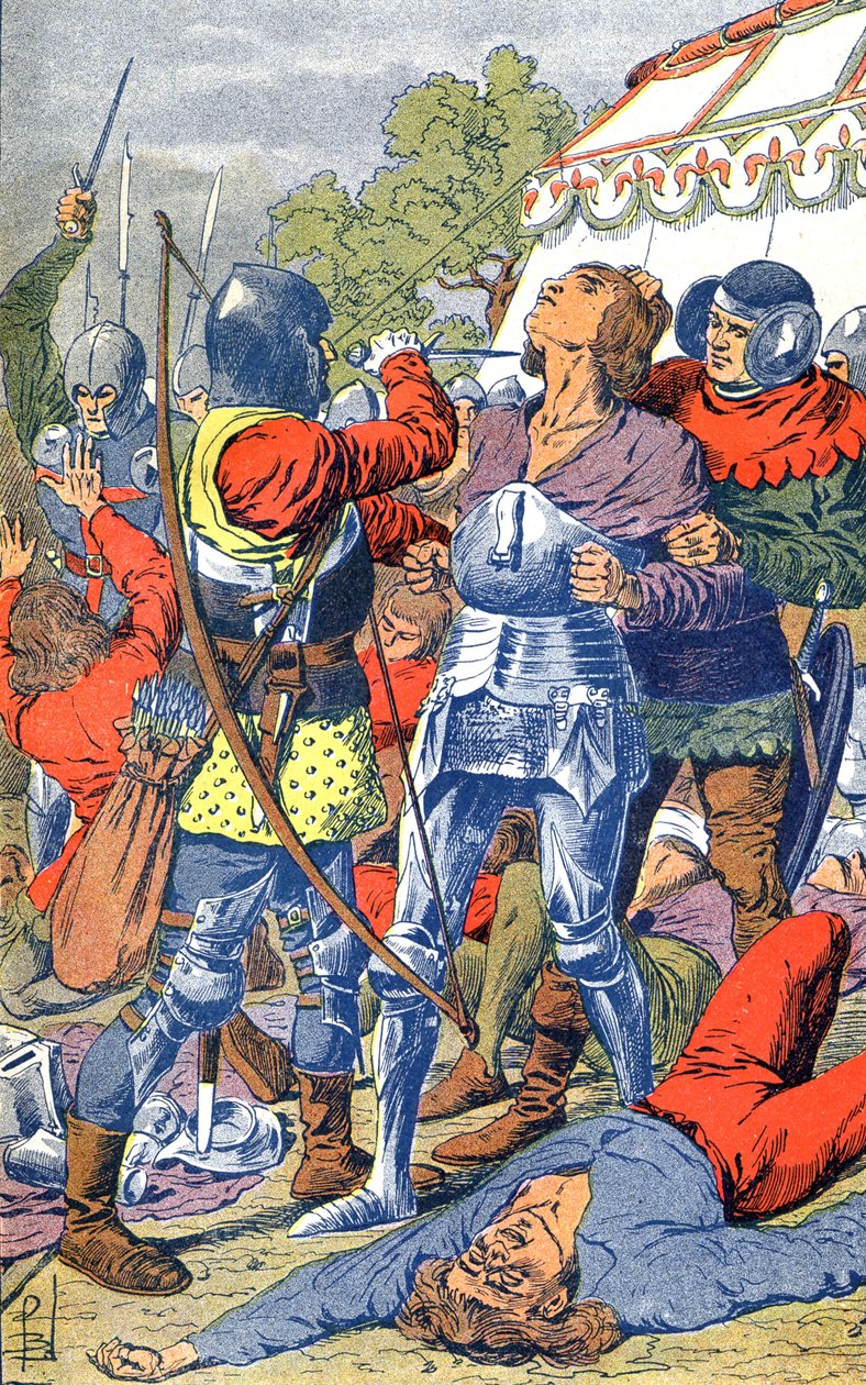 Schlacht von Azincourt von Louis Charles Bombled