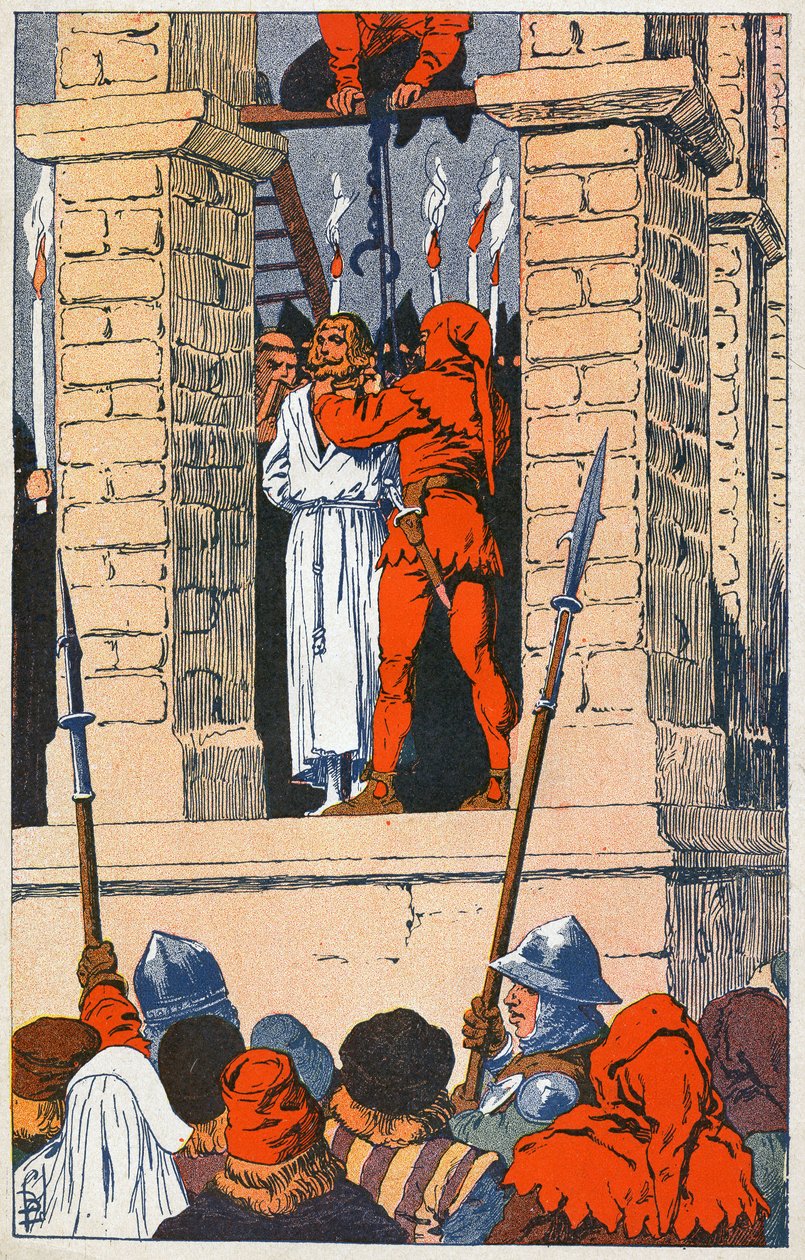 Hinrichtung von Enguerrand de Marigny von Louis Charles Bombled