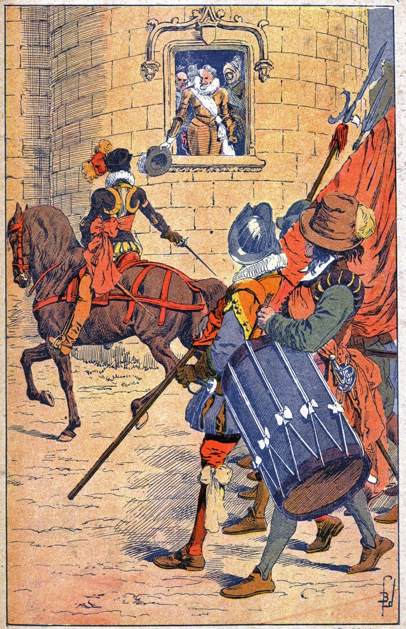 Heinrich IV. in Paris von Louis Charles Bombled
