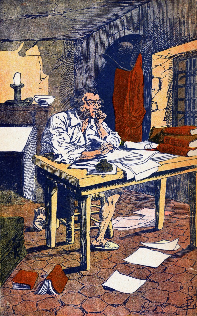 Mirabeau in Vincennes von Louis Charles Bombled