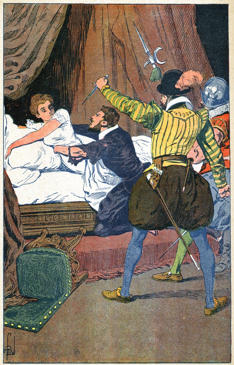 Nacht des heiligen Bartholomäus von Louis Charles Bombled