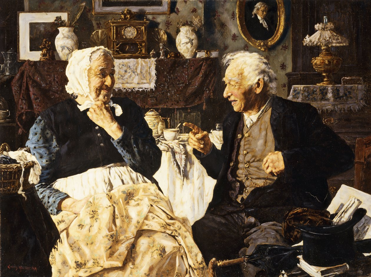 Tee und Gespräch von Louis Charles Moeller