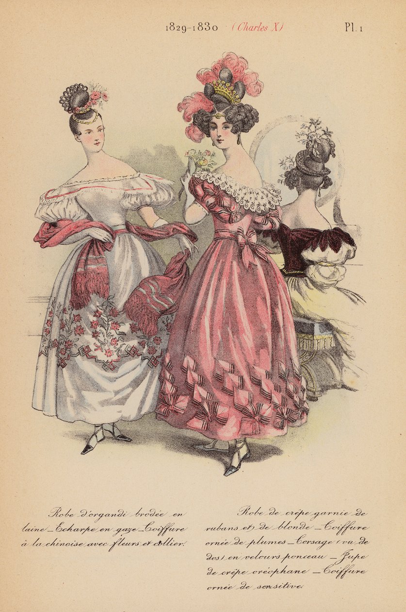 Französische Mode: 1829-1830, Charles X von Louis Colas