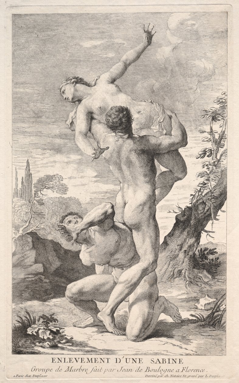 Raub der Sabinerinnen von Louis Desplaces