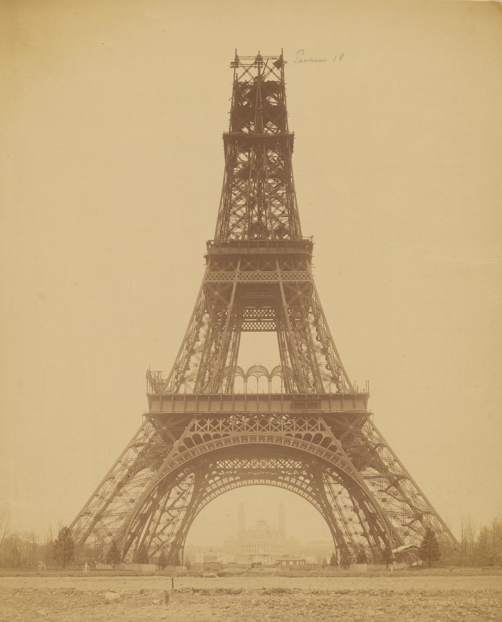 Bau des Eiffelturms von Louis Emile Durandelle