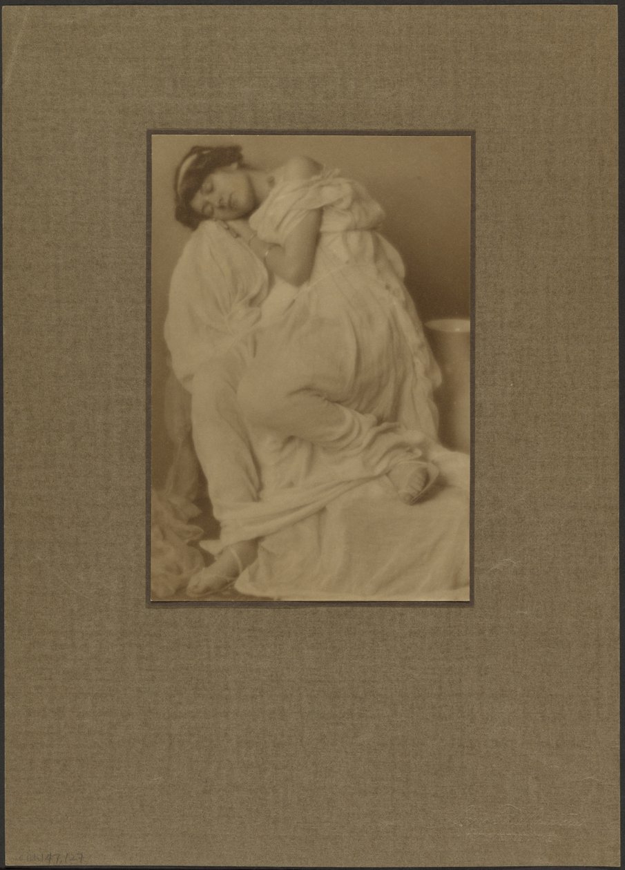 Bedecktes Modell, schlafend von Louis Fleckenstein