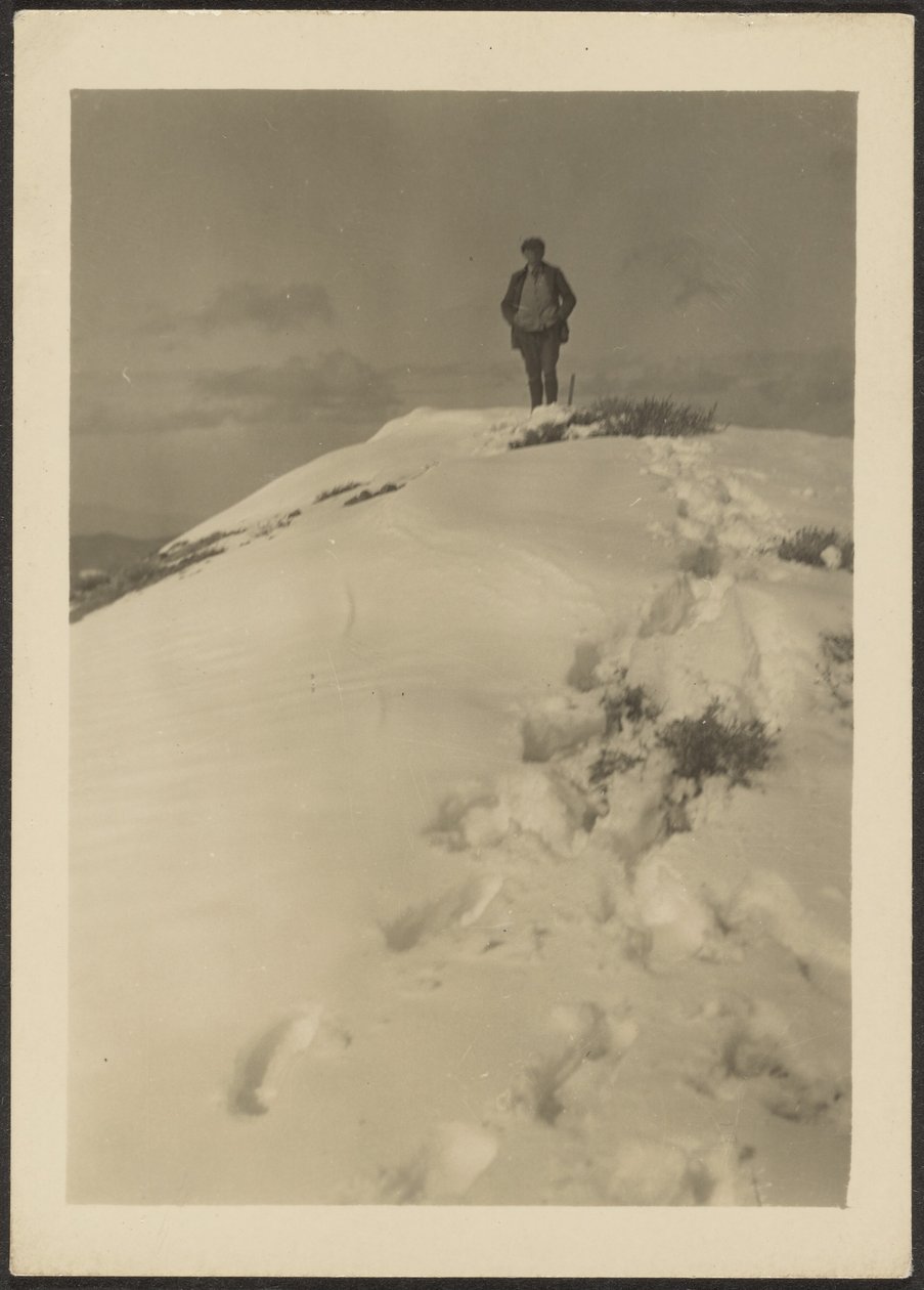 Louis Fleckenstein auf dem Telescope Peak von Louis Fleckenstein