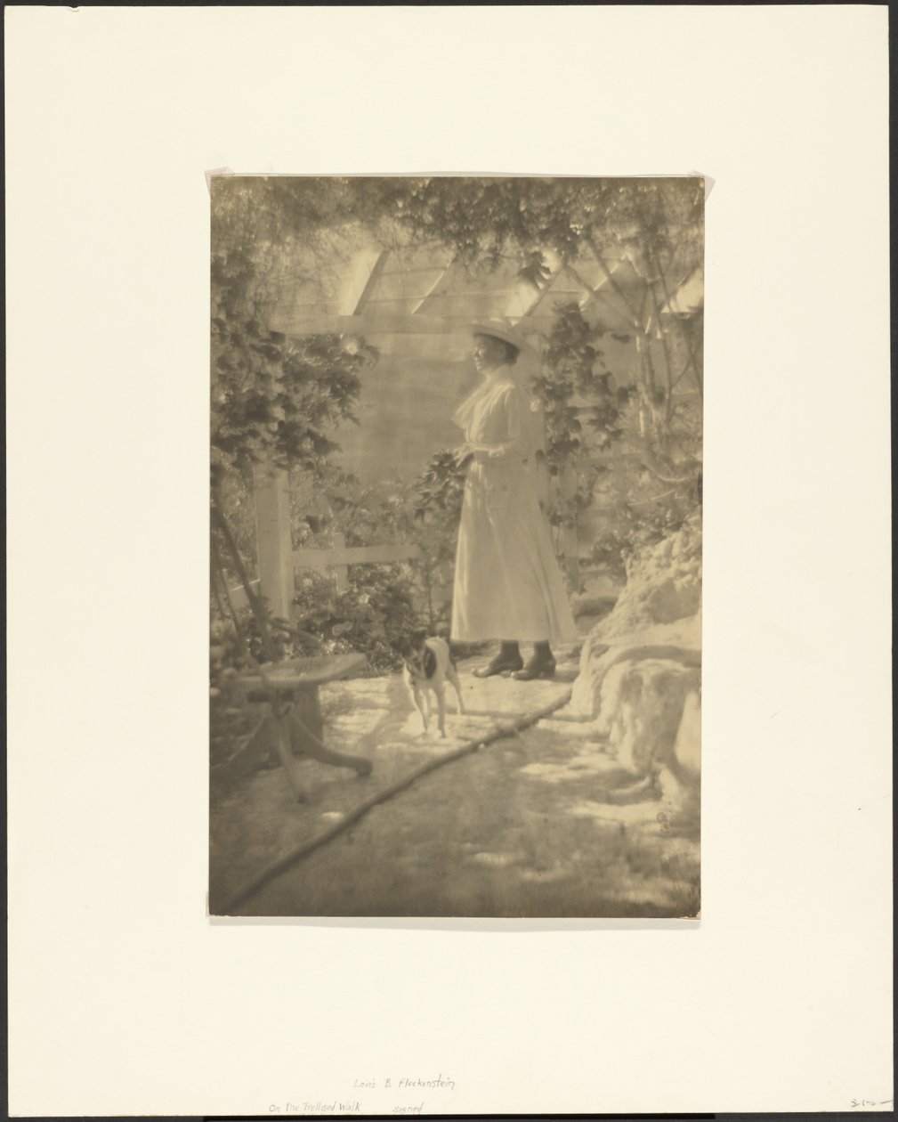 Auf dem Spaliergang von Louis Fleckenstein