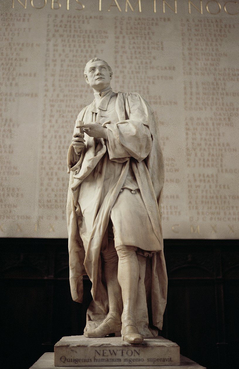 Sir Isaac Newton (1642-1727) von Louis Francois Roubillac