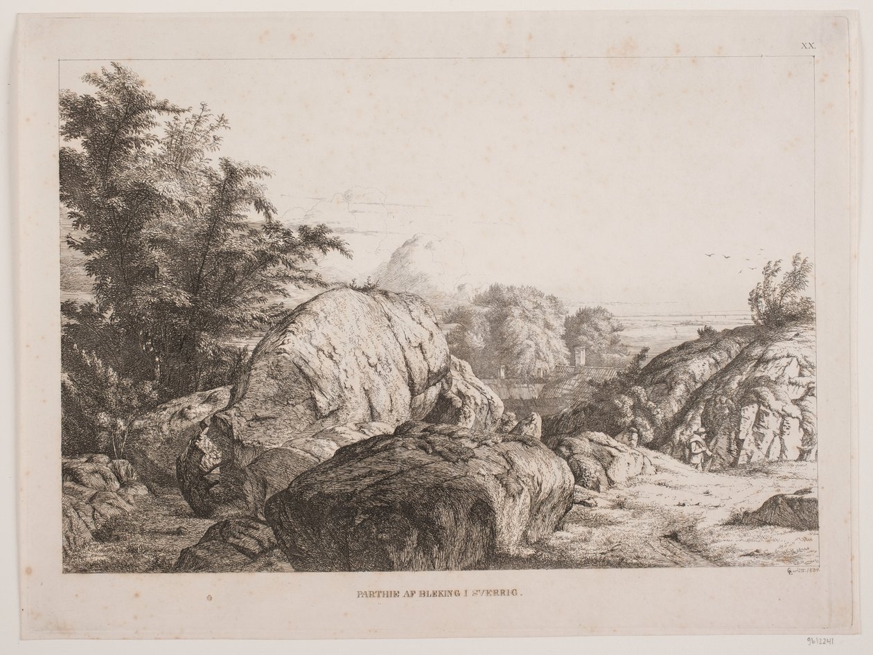 Partie von Blekinge in Schweden von Louis Gurlitt