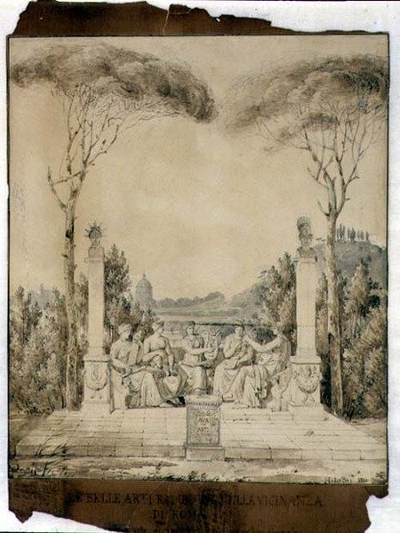 Eine Hommage an die Künste von Louis Hippolyte Lebas