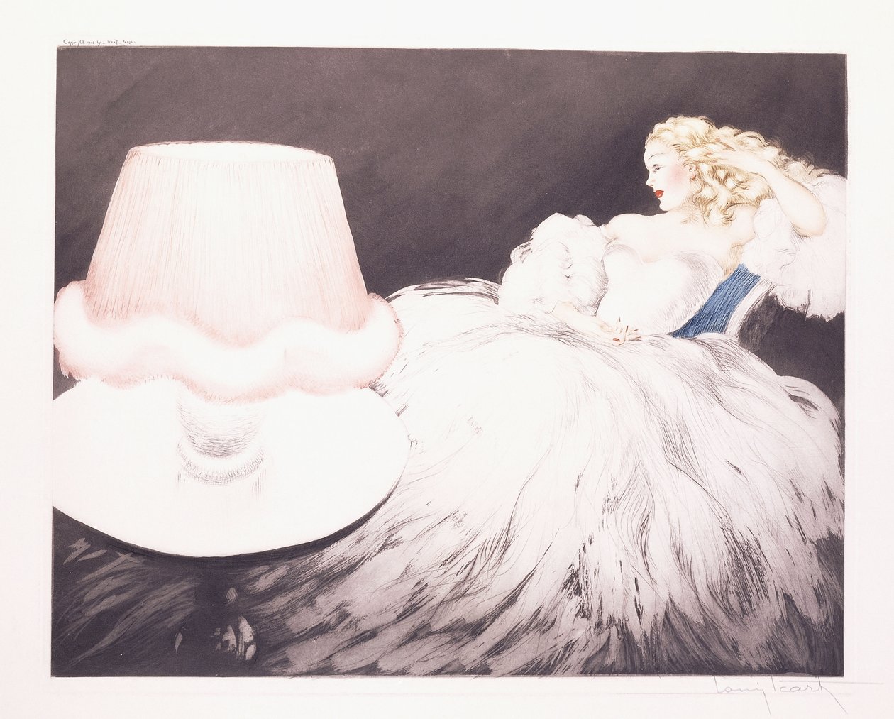 Lampenschirm von Louis Icart