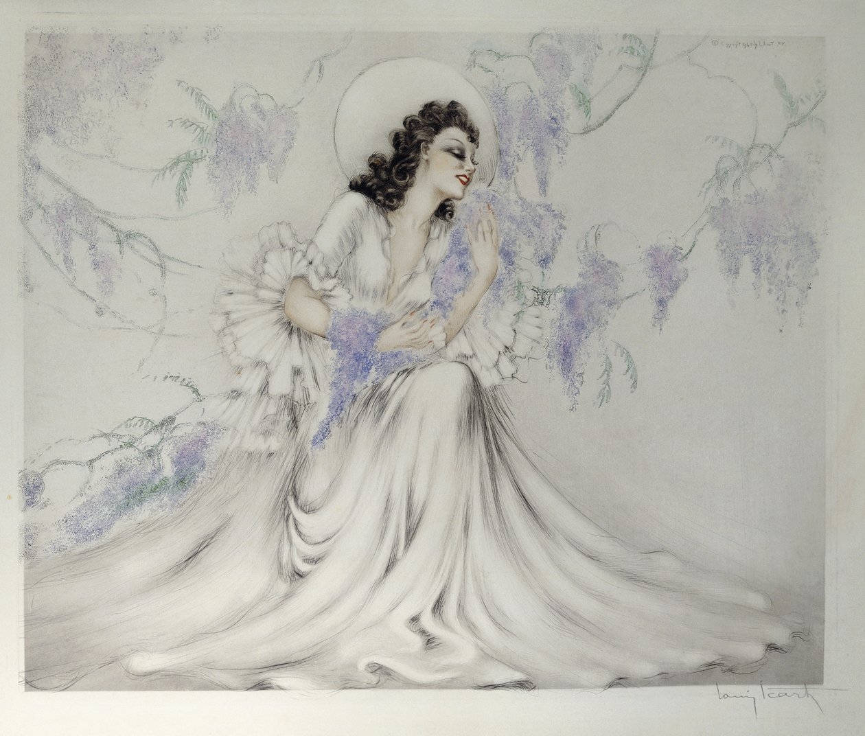 Blauregen von Louis Icart