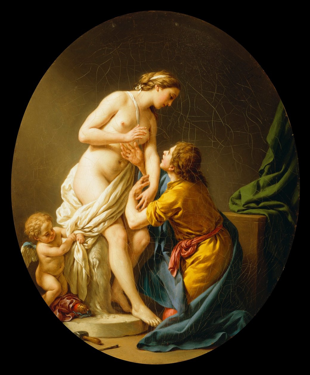 Pygmalion und Galatea von Louis Jean François Lagrenée