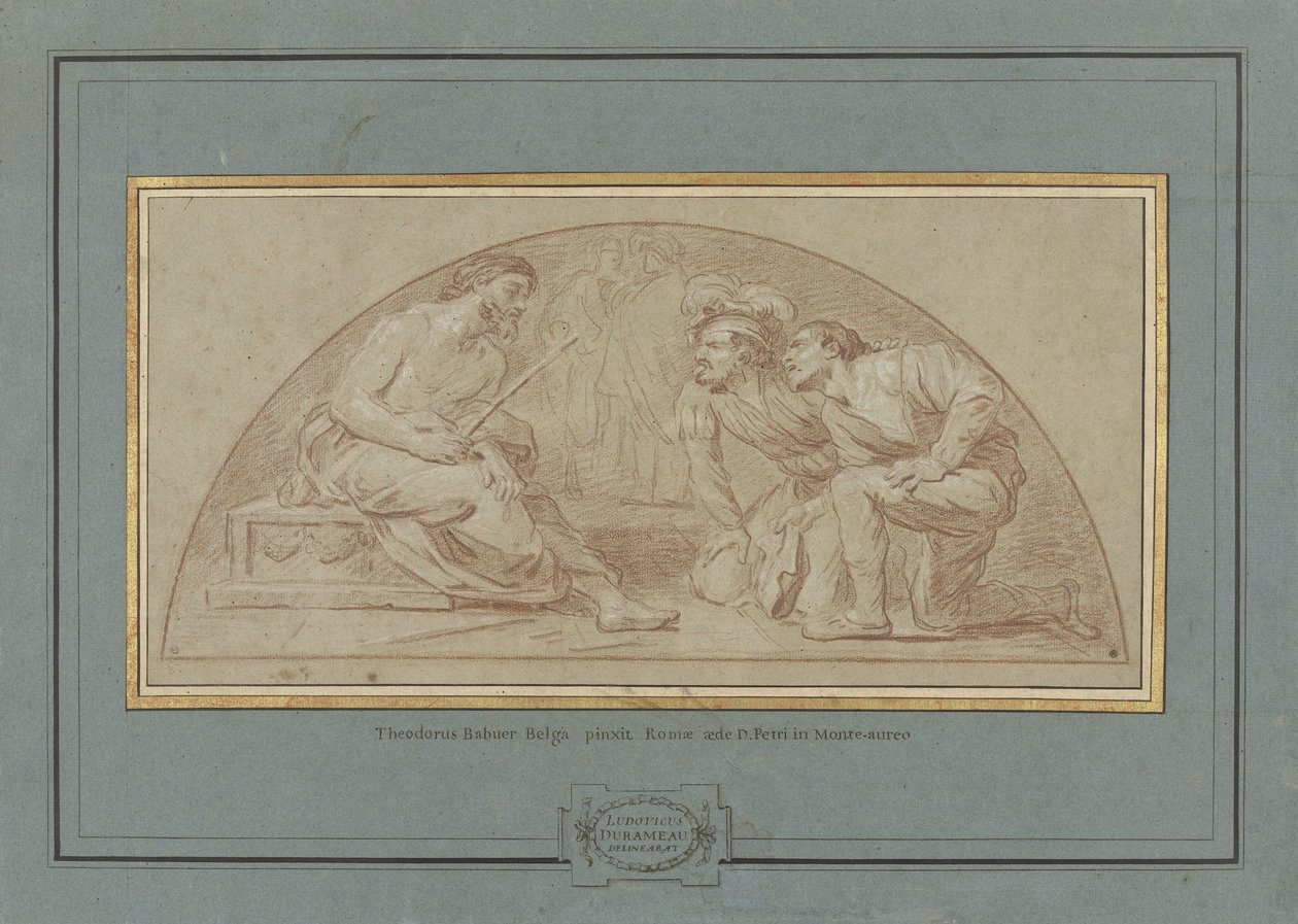 Verspottung Christi von Louis Jean Jacques Durameau