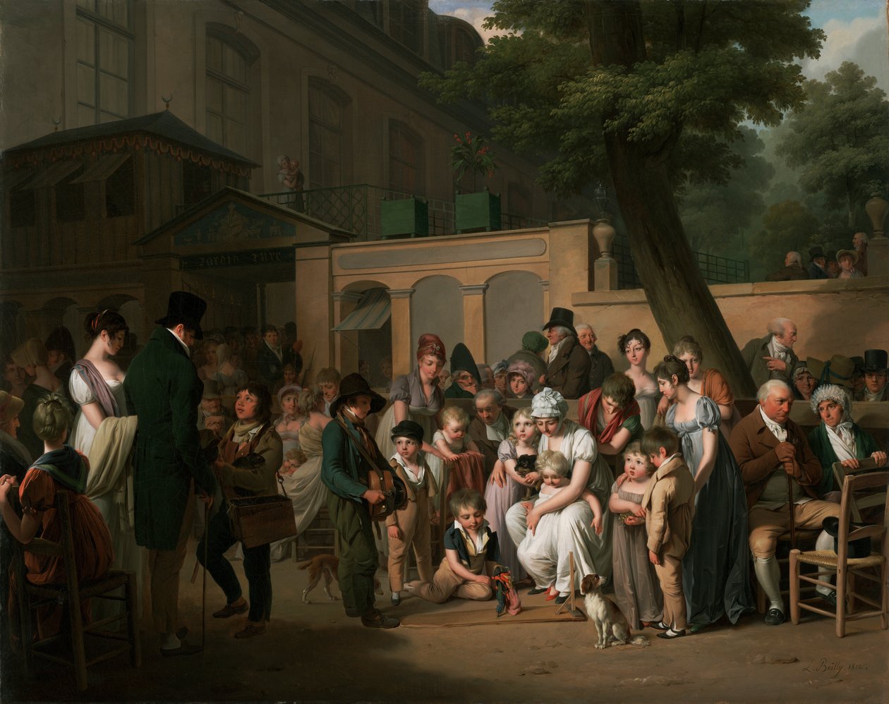 Eingang zum Jardin Turc von Louis Leopold Boilly