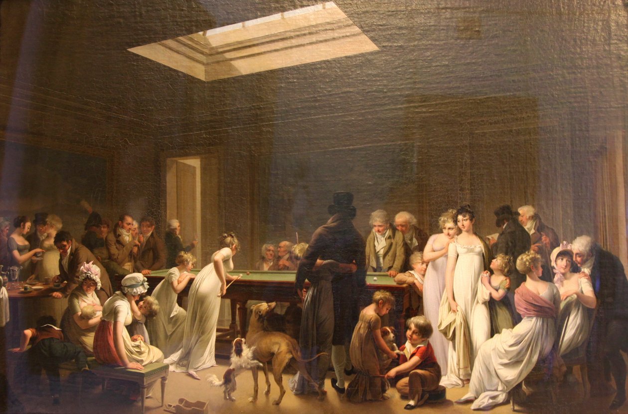Billardspiel, 1807 von Louis Leopold Boilly