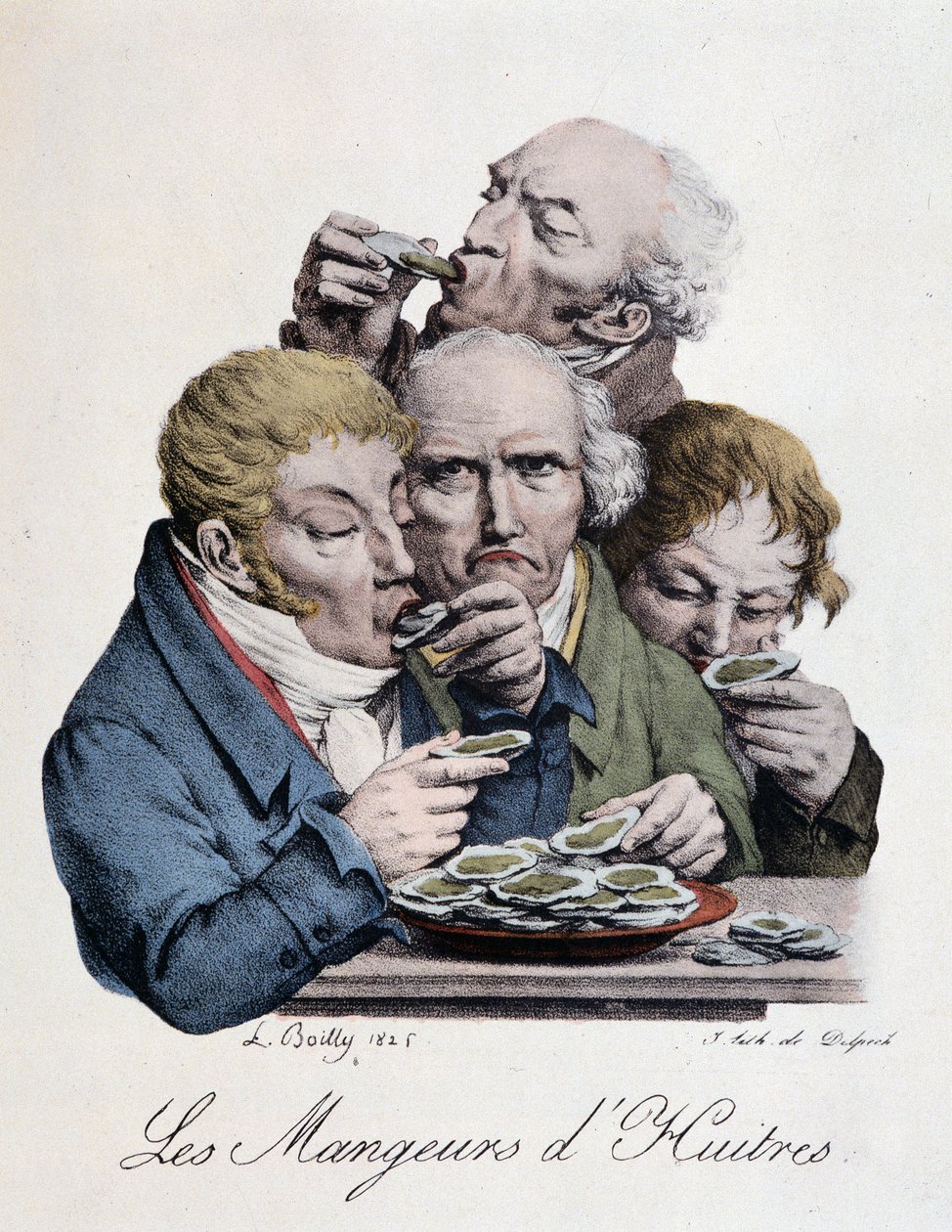 Austernesser - von L. Boilly von Louis Leopold Boilly