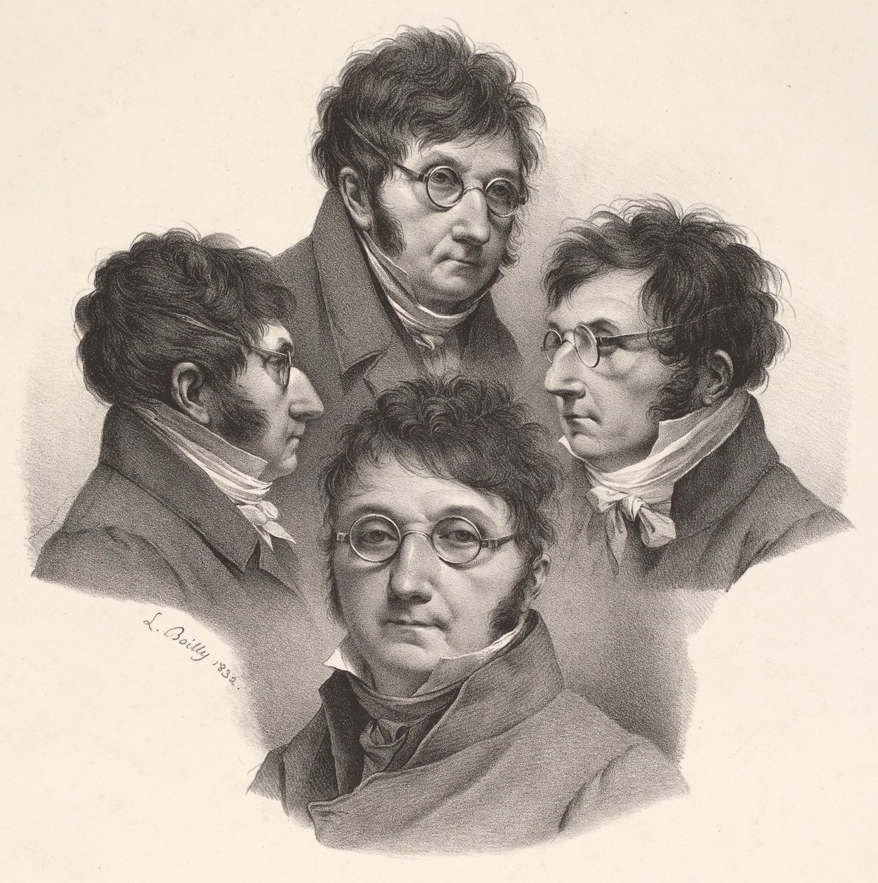 Selbstporträt von Louis Leopold Boilly