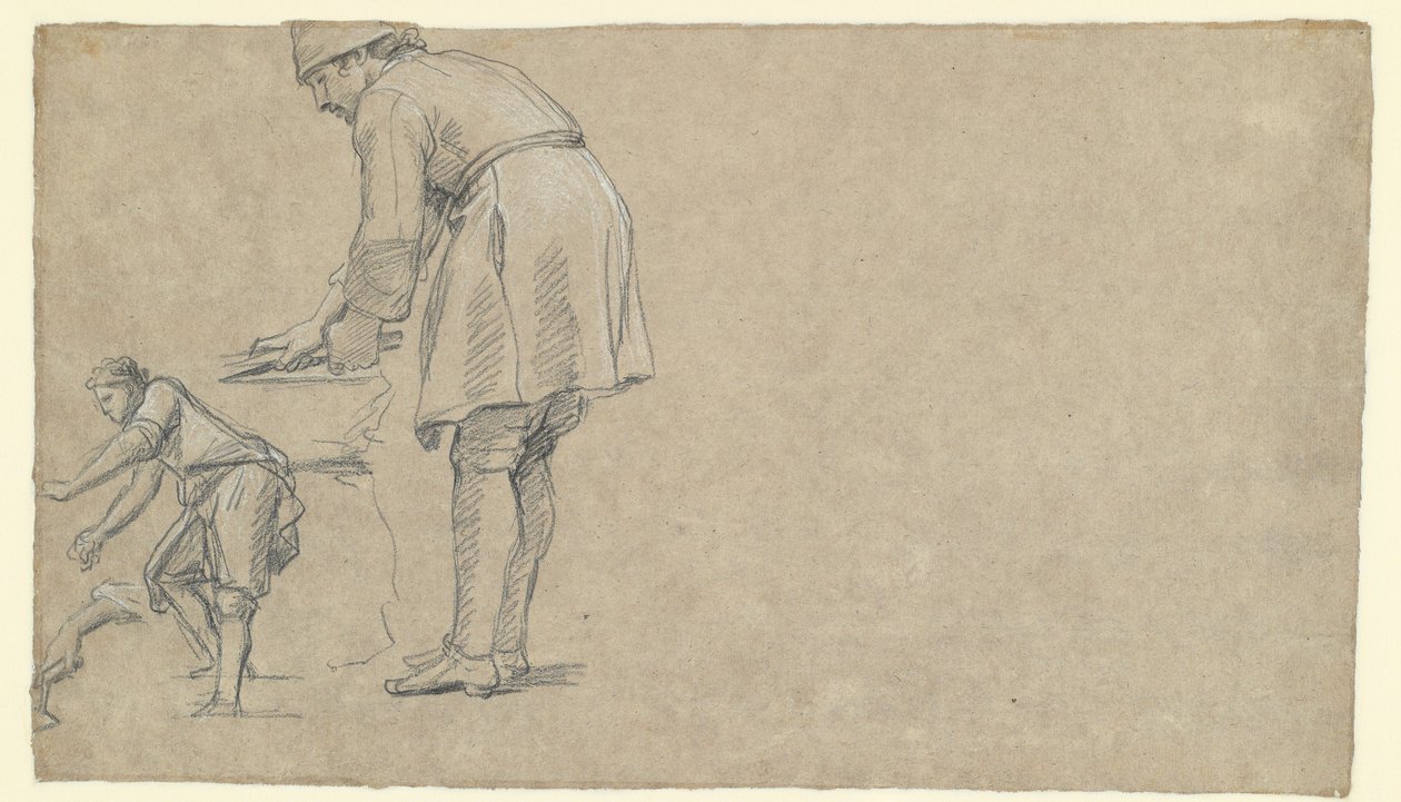 Figurenstudien (verso) von Louis Licherie de Beurie