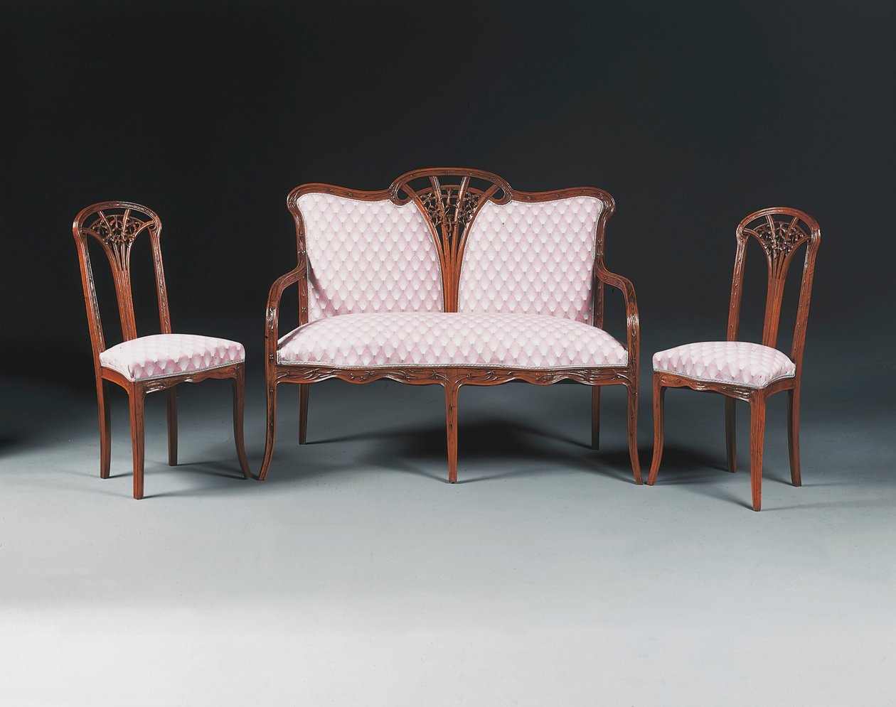 Mahagoni-Salon-Suite, ca. 1900 von Louis Majorelle
