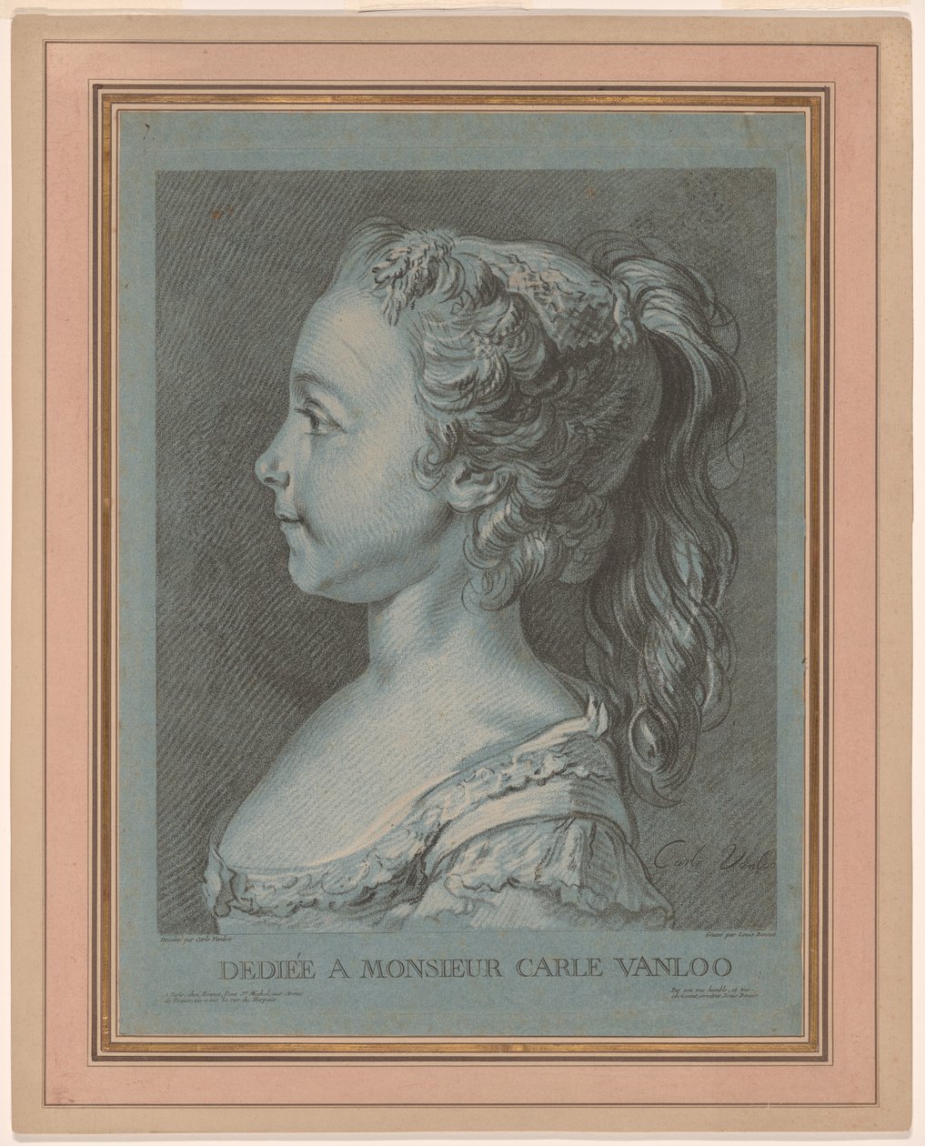 Marie-Rosalie Vanloo von Louis Marin Bonnet