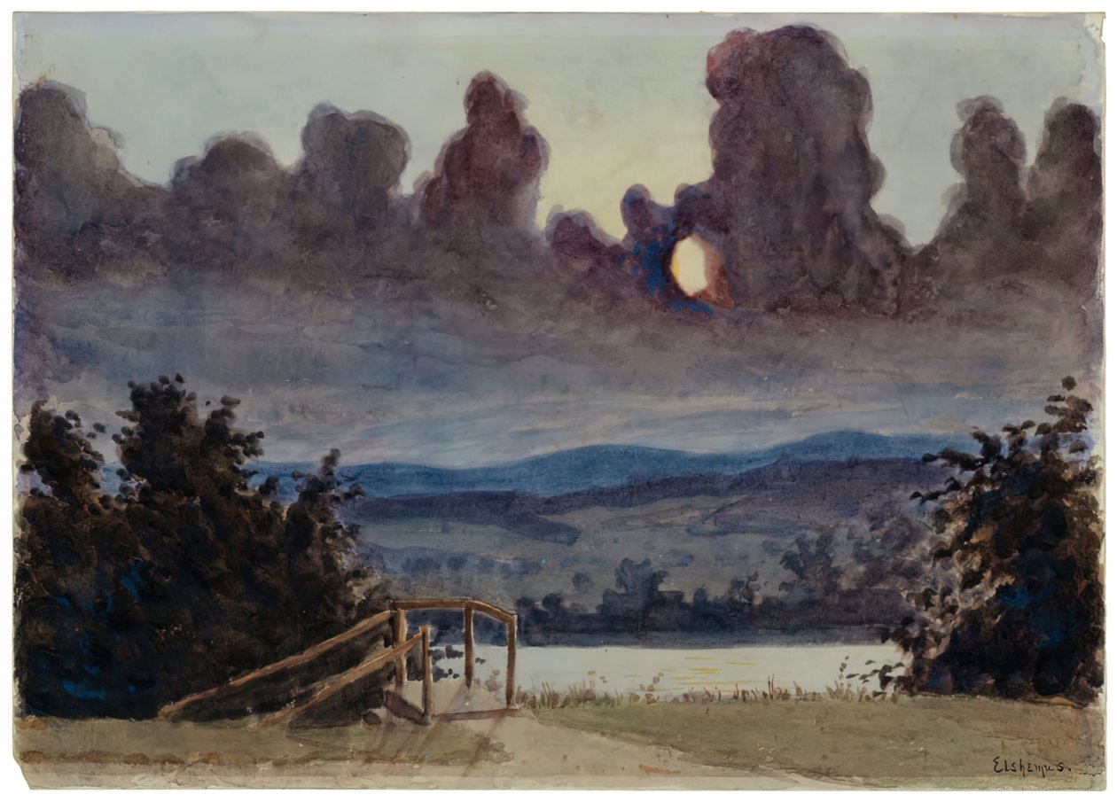 Dunkle Wolken, ca. 1901 von Louis Michel Eilshemius