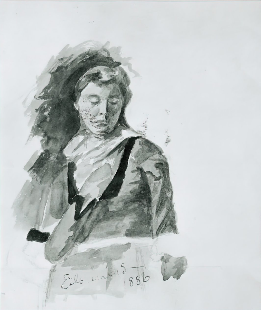 Frauenfigur, 1886 von Louis Michel Eilshemius