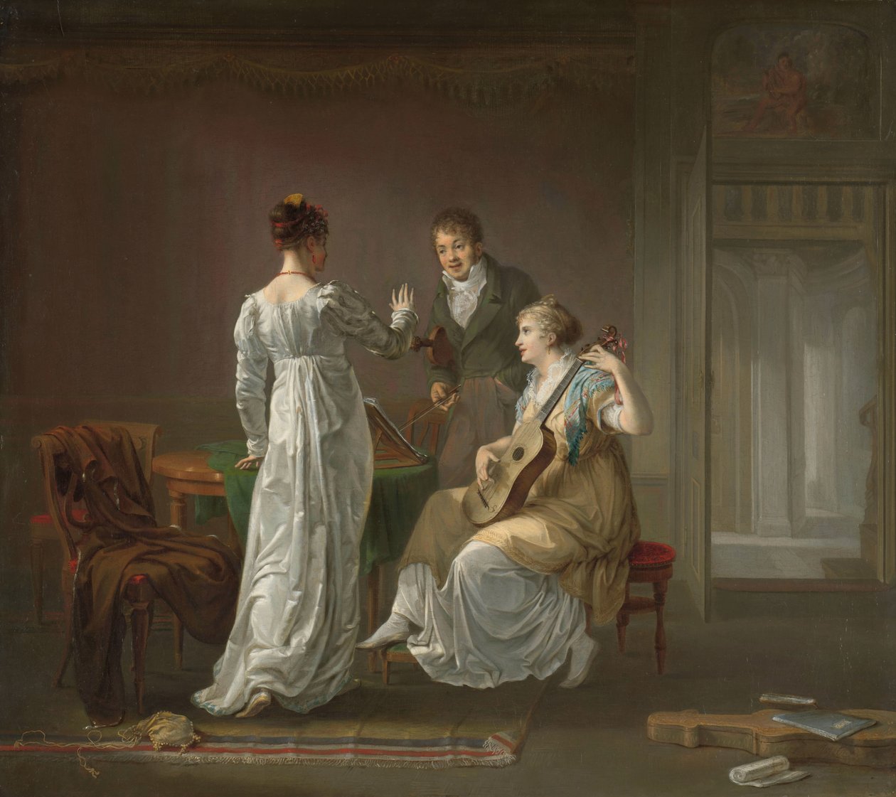 Die Musikstunde von Louis Moritz