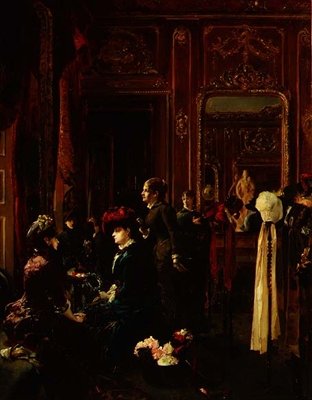 Bei der Modistin von Louis Robert Carrier Belleuse