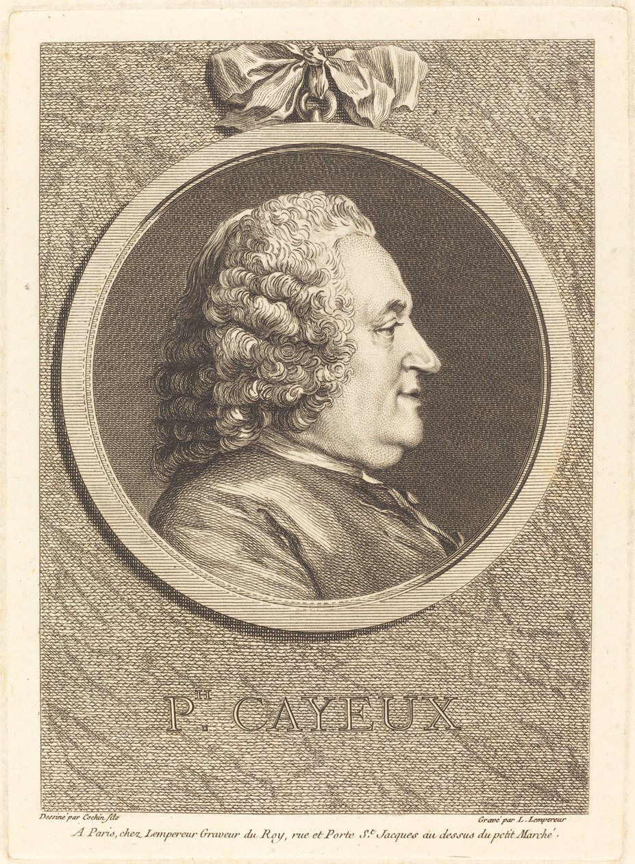 Philippe Cayeux von Louis Simon Lempereur after Charles Nicolas Cochin II