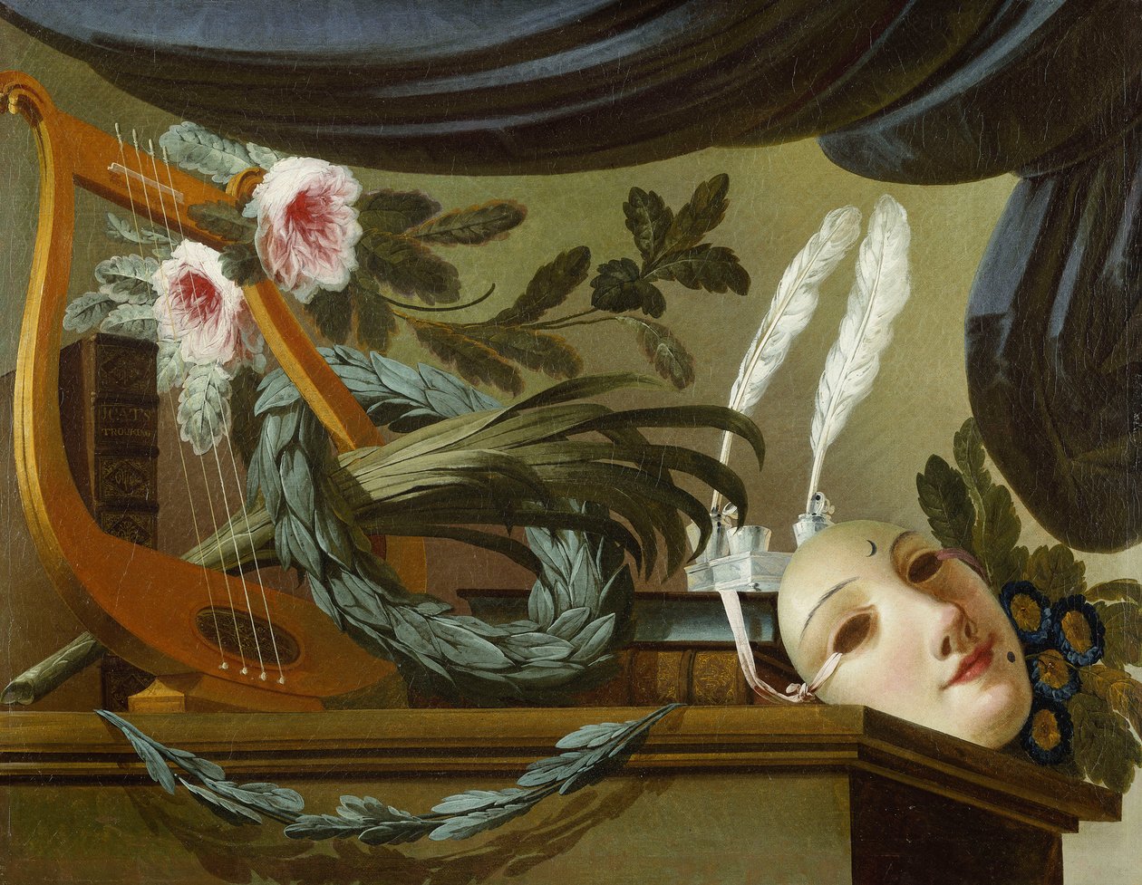 Eine Allegorie des Designs und der Architektur von Louis Tessier