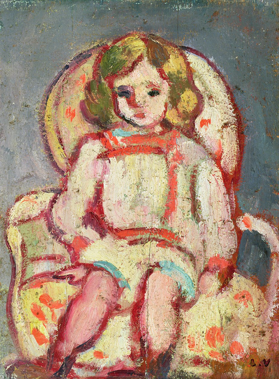 Kind in einem Sessel von Louis Valtat