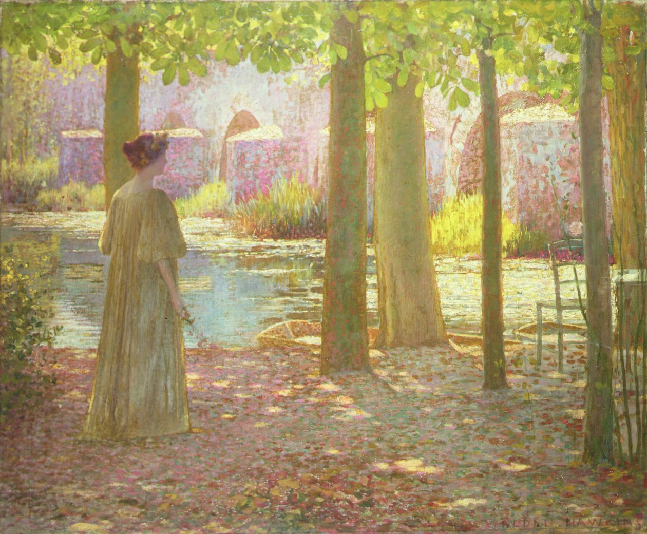 Sommer am Fluss von Louis Welden Hawkins