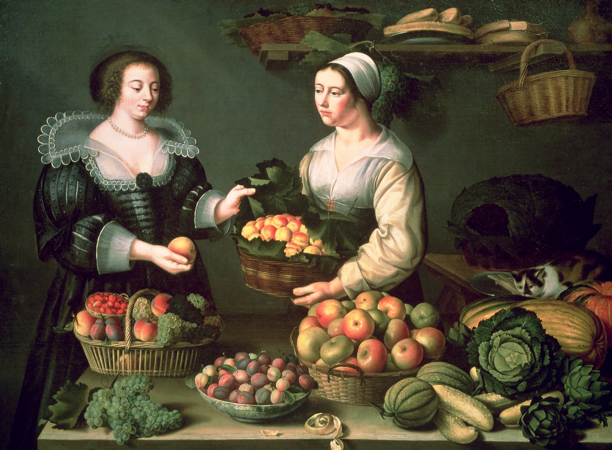 Der Obst- und Gemüsehändler von Louise Moillon