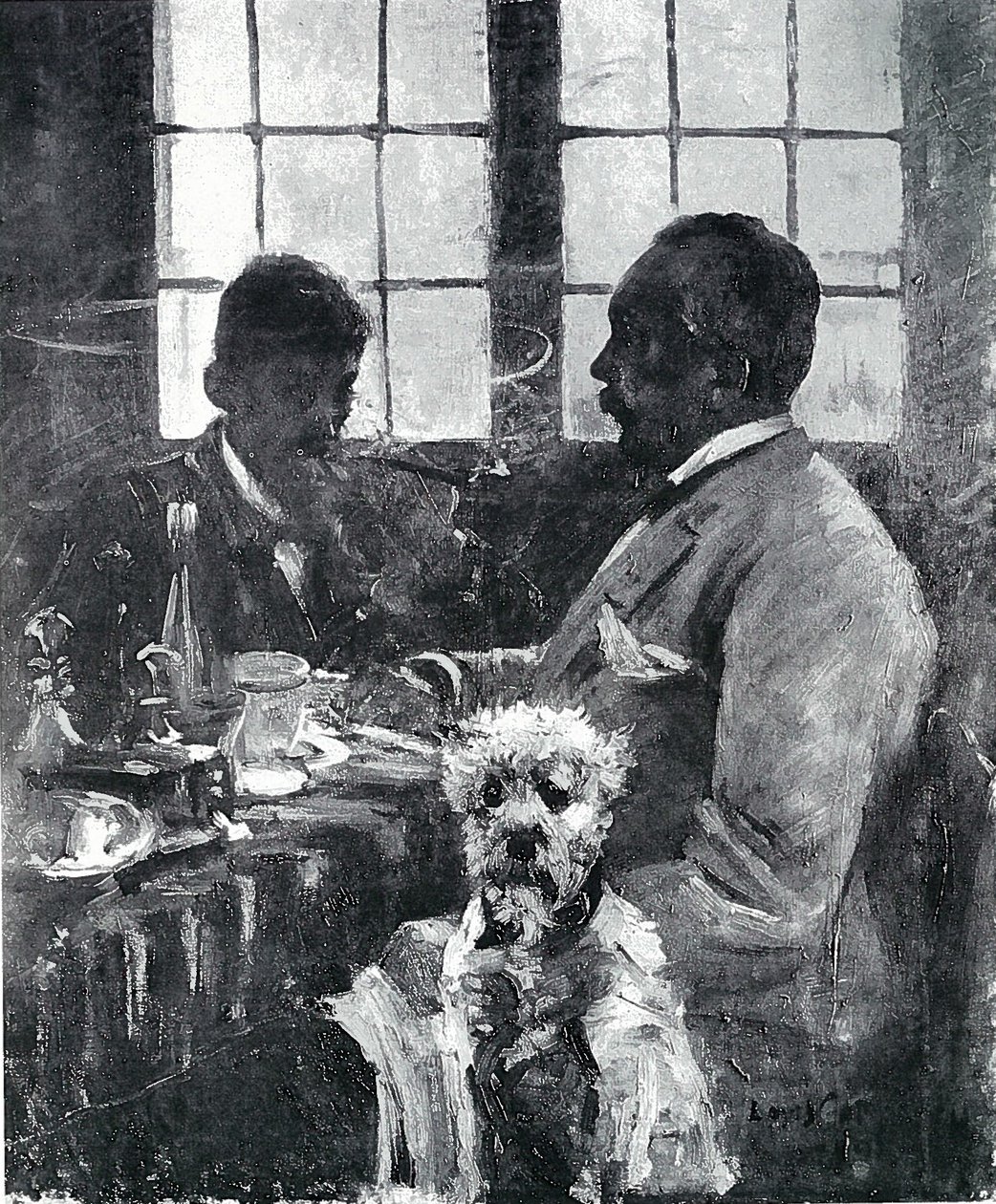 Am Frühstückstisch von Lovis Corinth