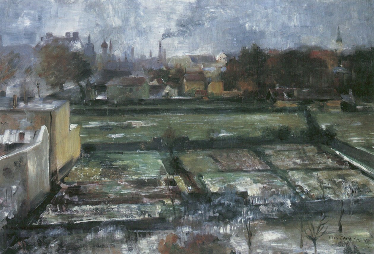 Blick aus dem Atelier von Lovis Corinth