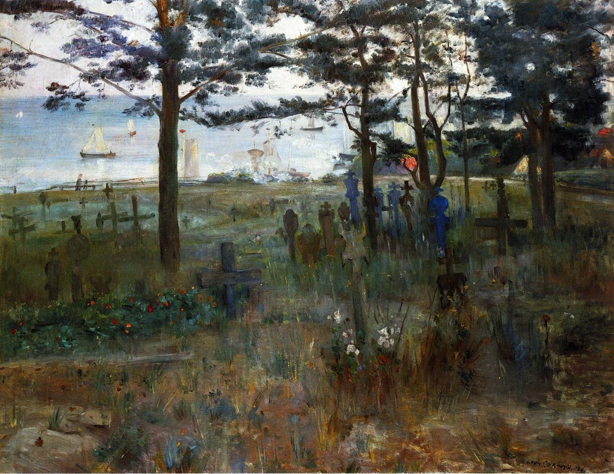 Friedhof in Nidden von Lovis Corinth