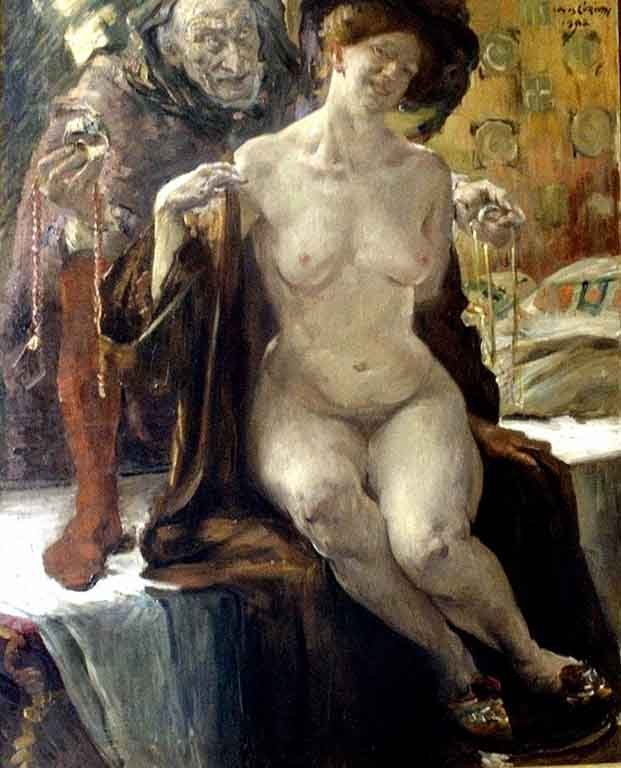 Verführung von Lovis Corinth
