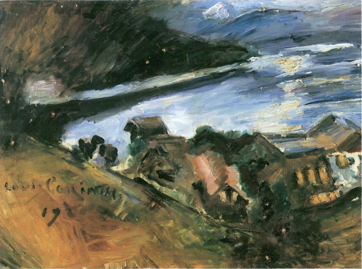 Walchensee bei Mondschein von Lovis Corinth