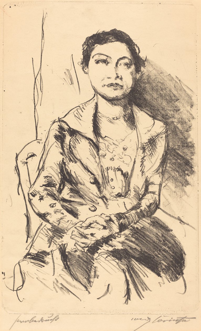 Anneliese Halbe, 1918 von Lovis Corinth